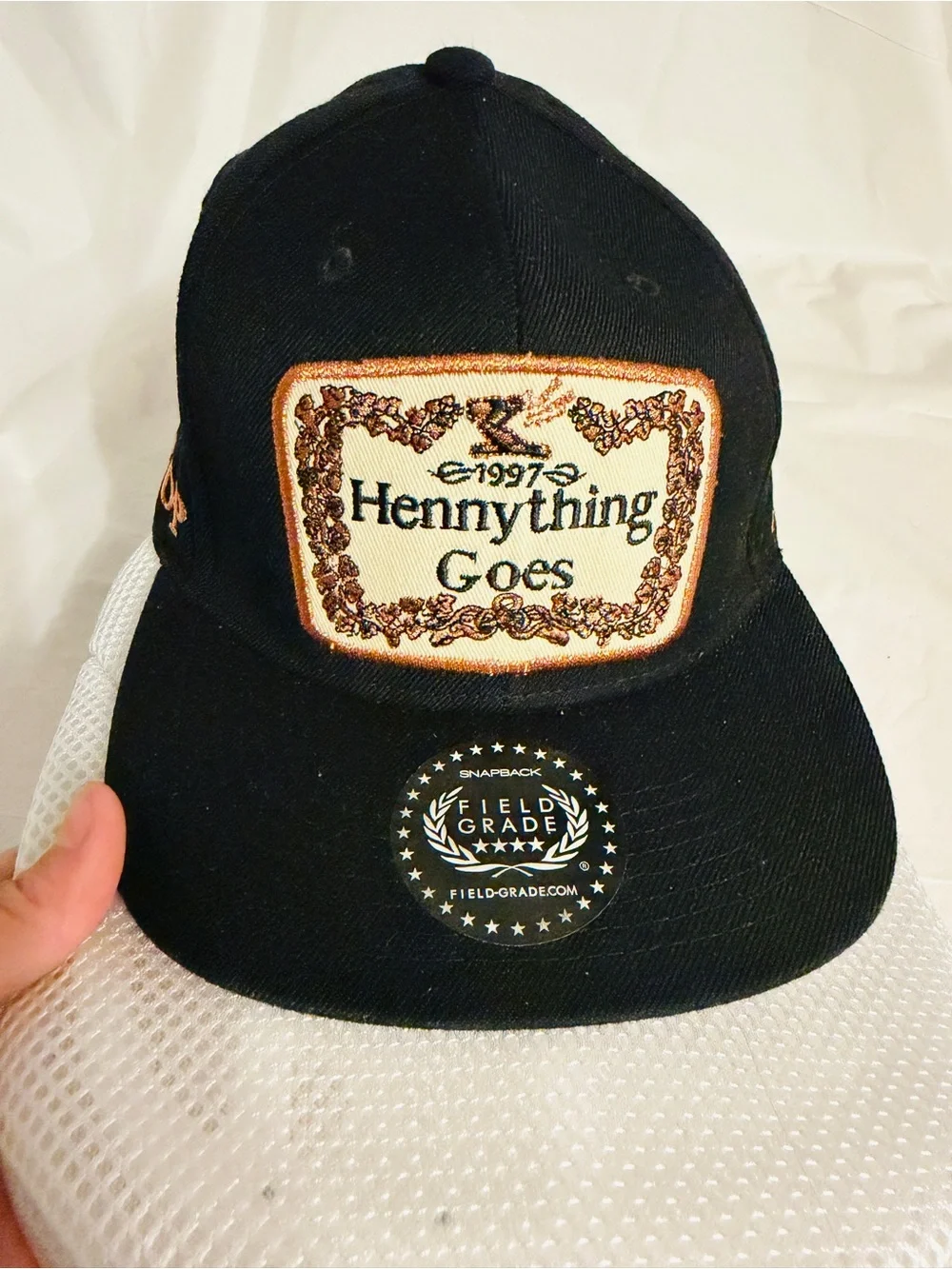Black Snapback Hat
